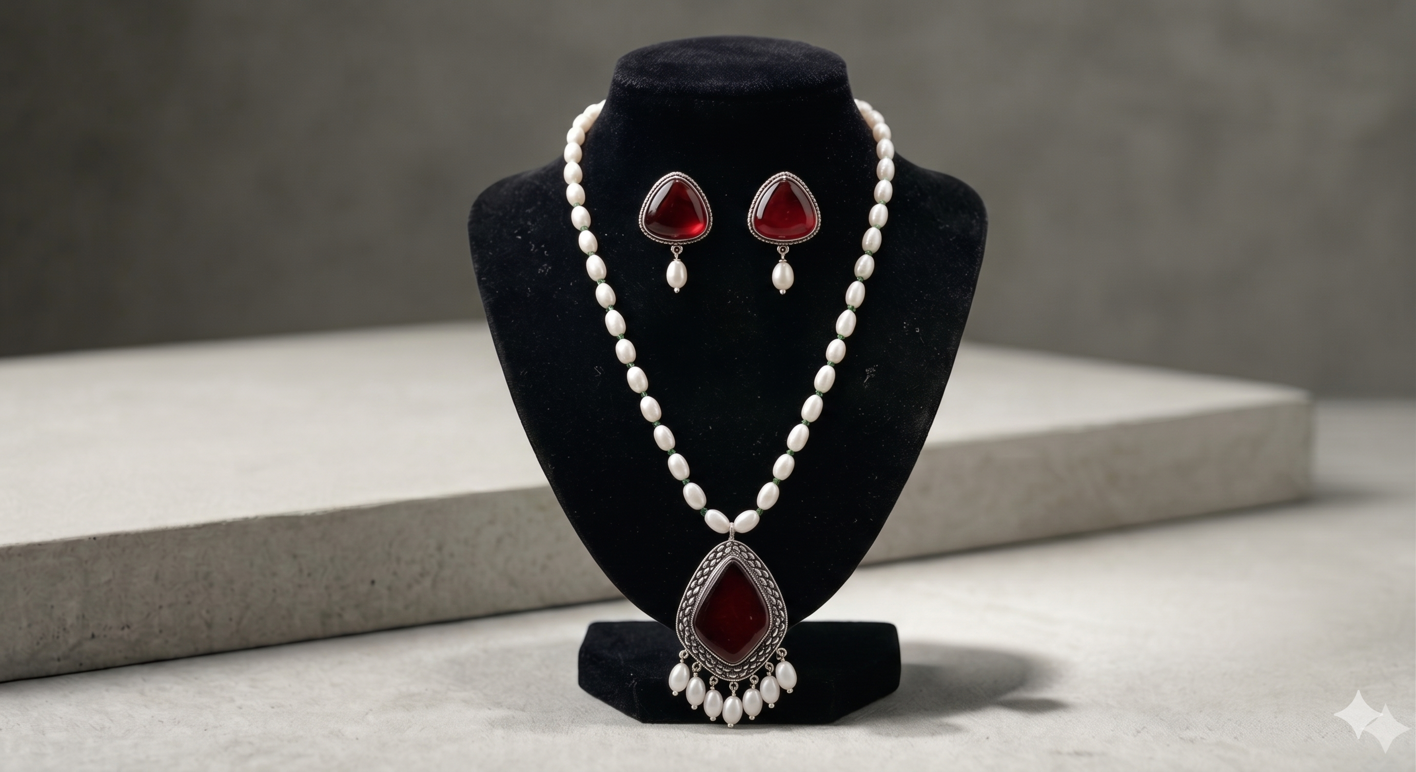 Pearl Necklace Set